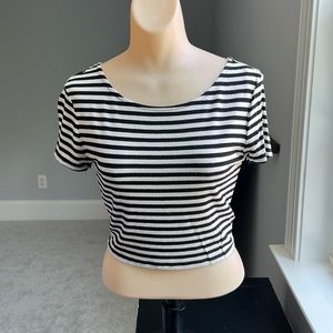 Striped crop top